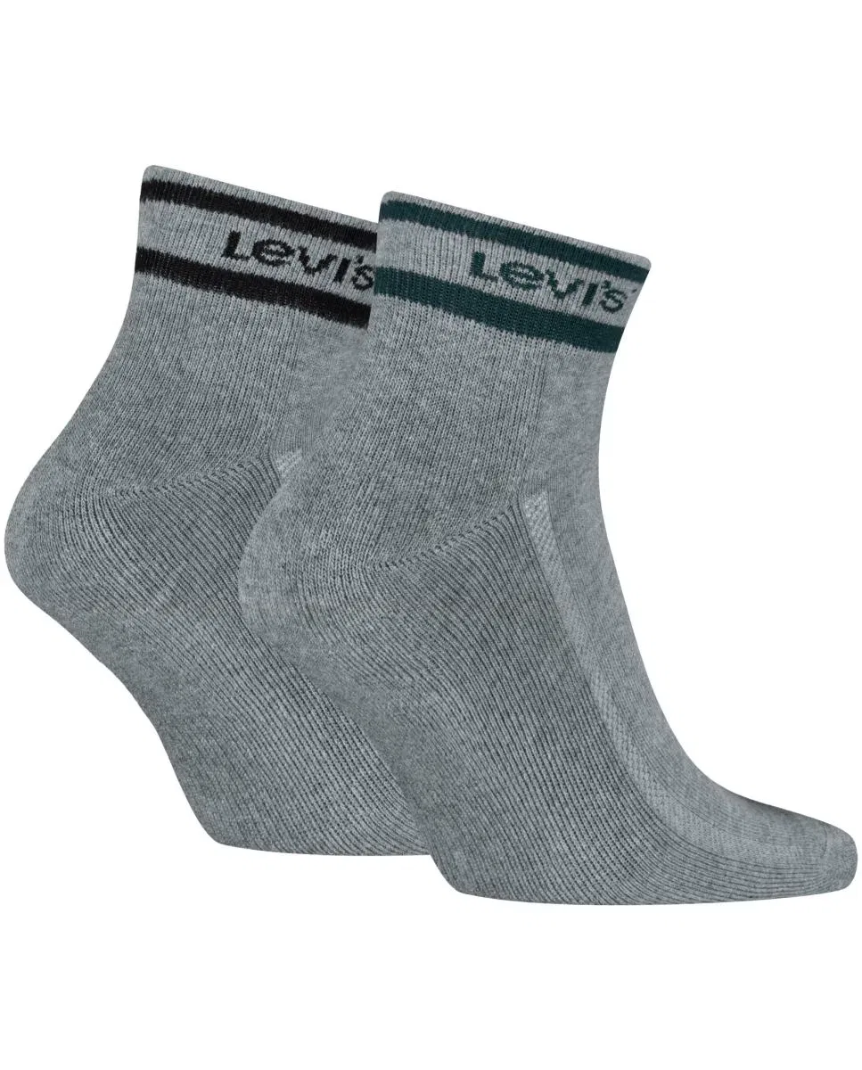 Мужские носки короткий, комплект из 2 шт., Caña , Levi's, темно-зеленый