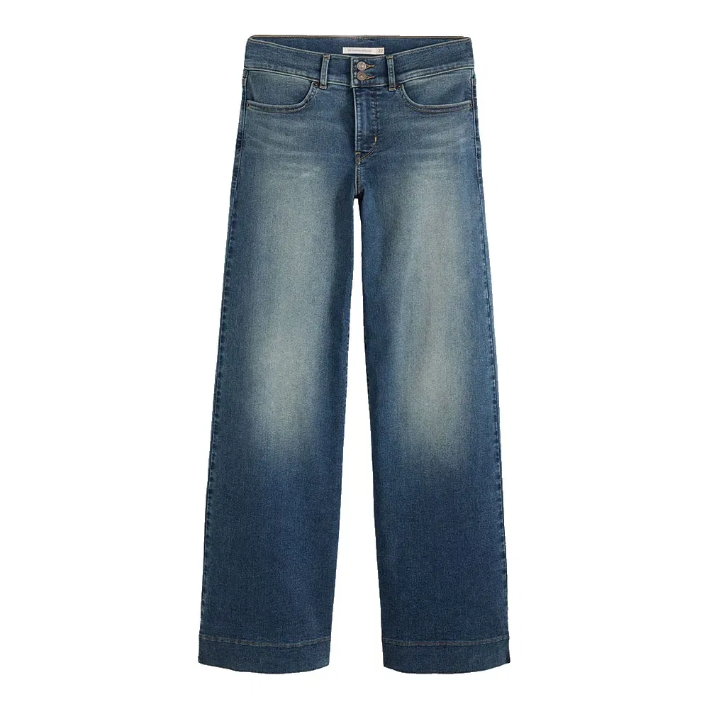 Женские джинсы с широкими штанинами 318 Tailored Wide Leg Levi's, Blue — фото 3