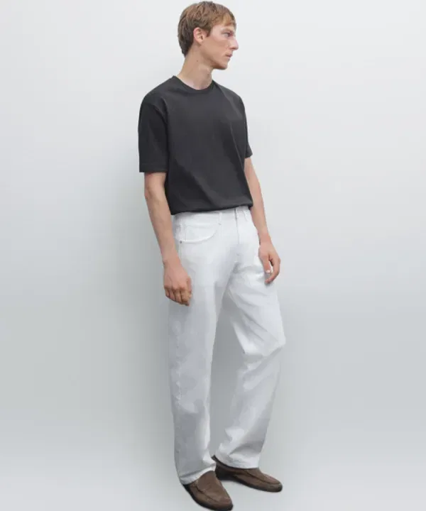 Футболка из мерсеризованного хлопка, Massimo Dutti — фото 2
