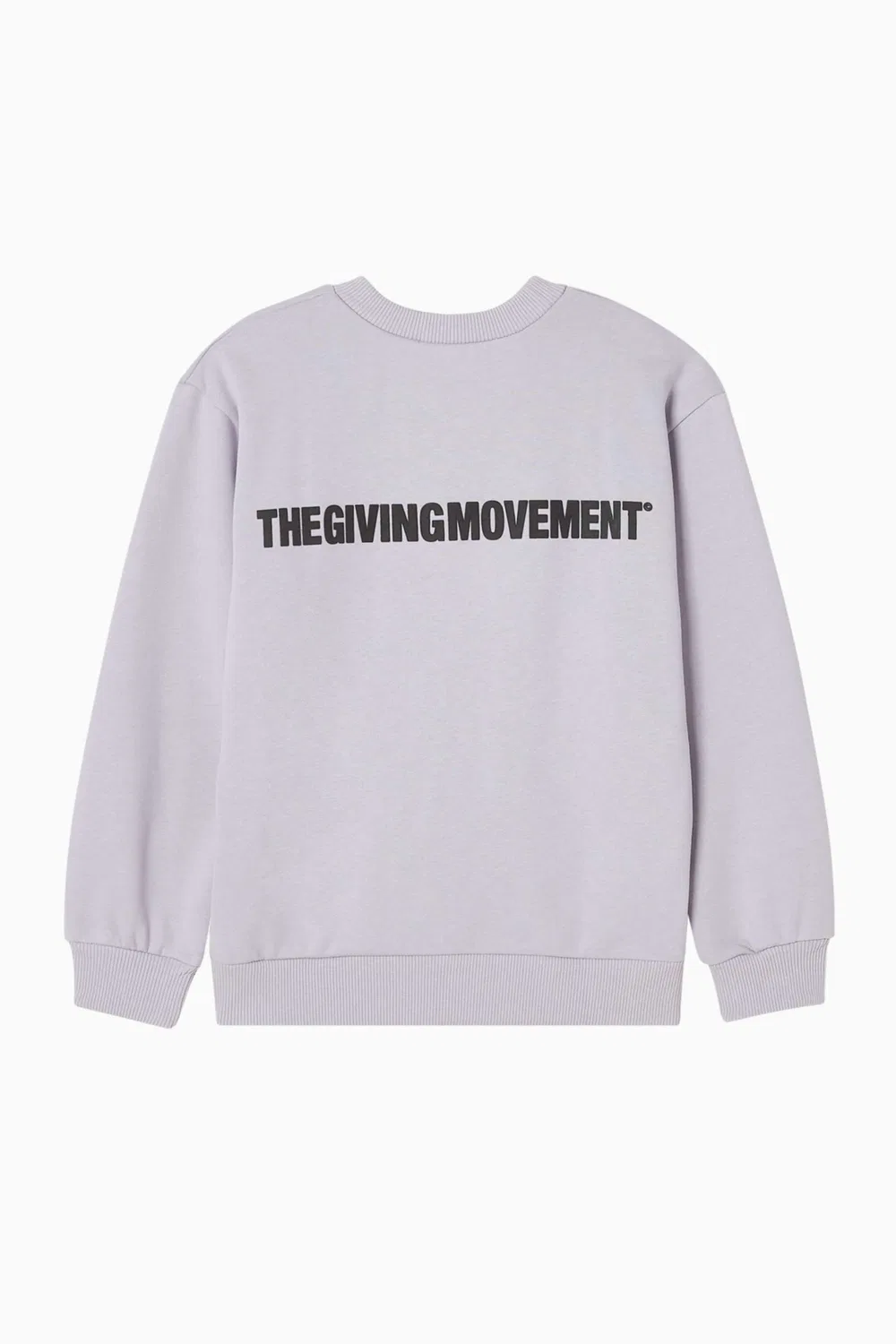 Свитшот хлопковый The Giving Movement, фиолетовый — фото 3