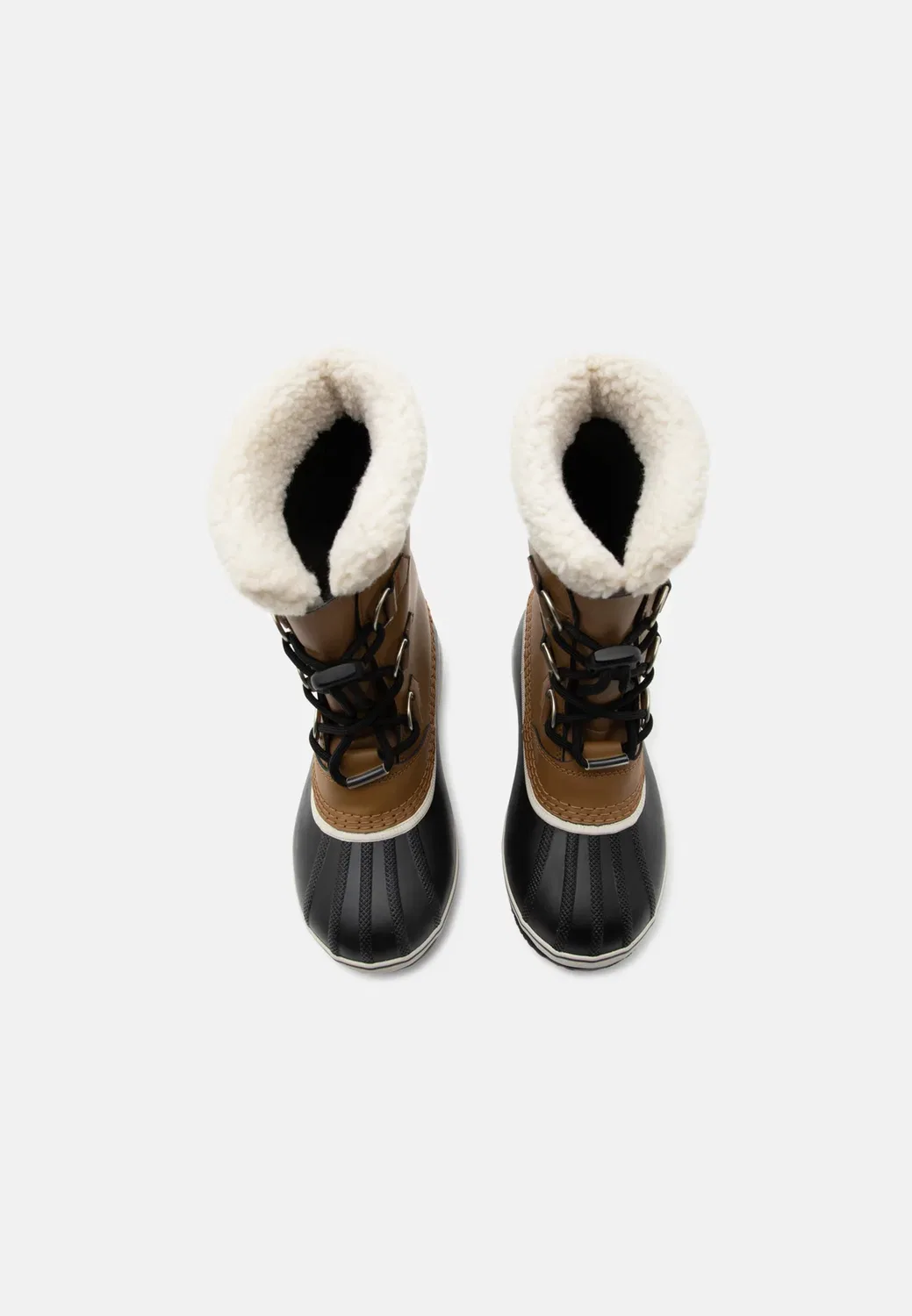 Детские унисекс ботинки Big Kids Yoot Pac WP - зимние ботинки Sorel, Mesquite/Black — фото 4