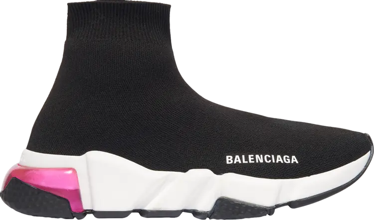 

Кроссовки Balenciaga Wmns Speed Trainer Clear Sole - Pink, черный