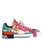 

Разноцветные кожаные низкие кеды мужские туфли Dolce & Gabbana