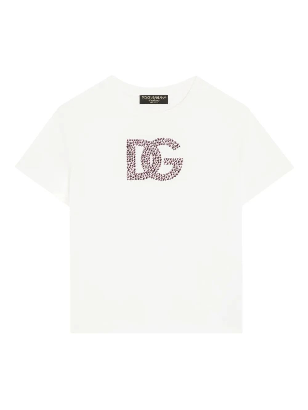 

Футболка с логотипом Dolce & Gabbana Kids, белый