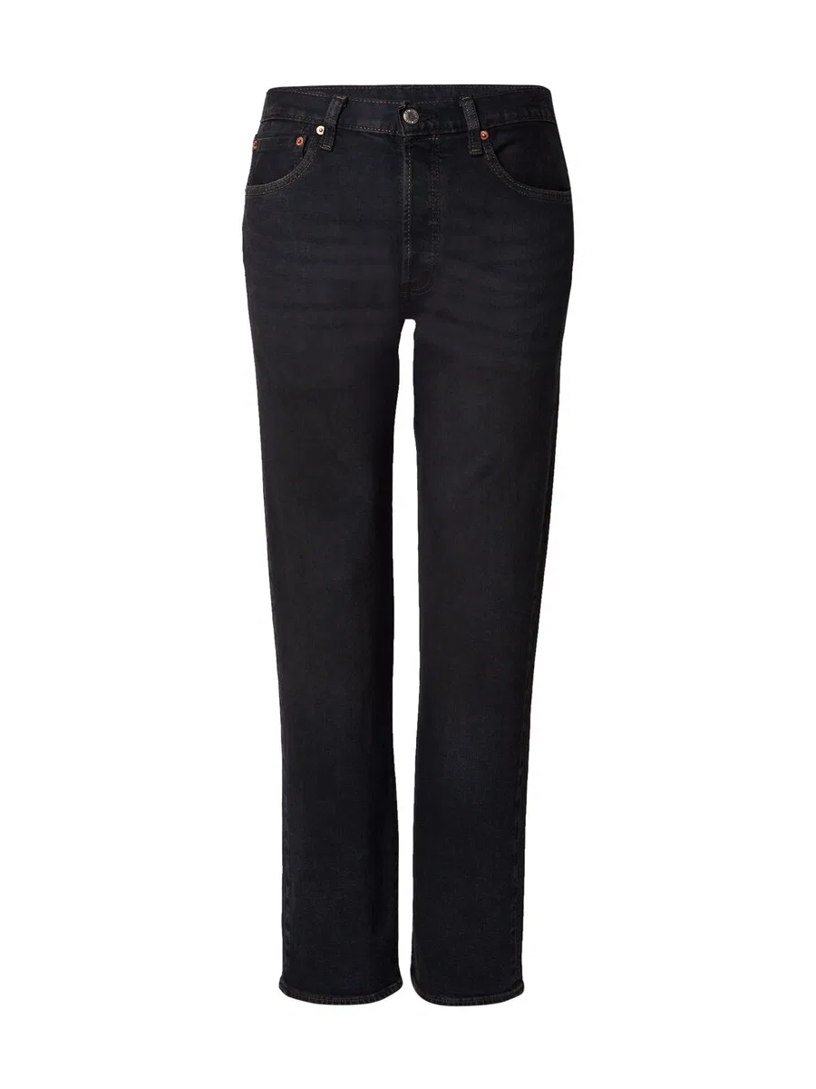 Джинсы LEVI'S Regular '501' из черного денима