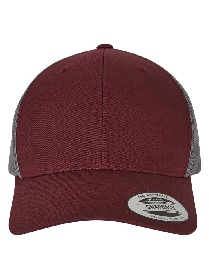 

Бейсболка Flexfit Trucker, цвет maroon/grey