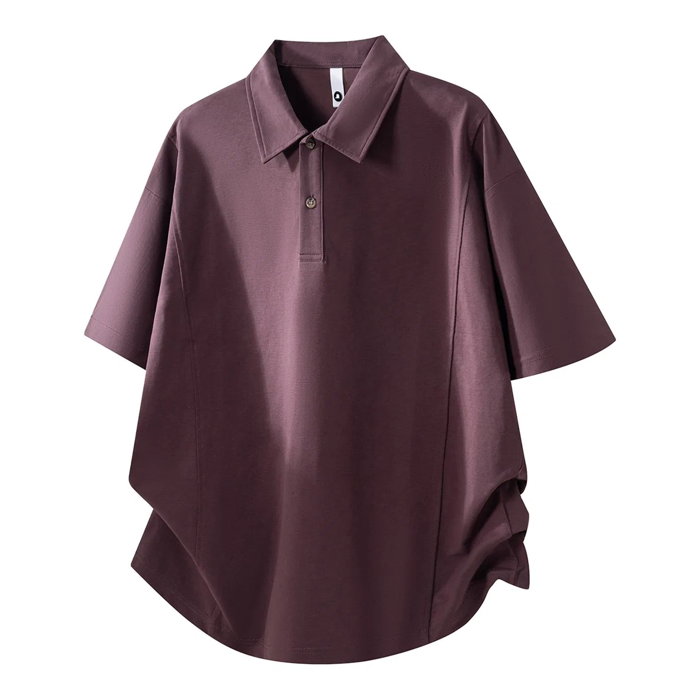 Детское поло с воротником и принтом Polo Shirts Unisex Lapel Moderate Sugarfunk, Upgraded Purple
