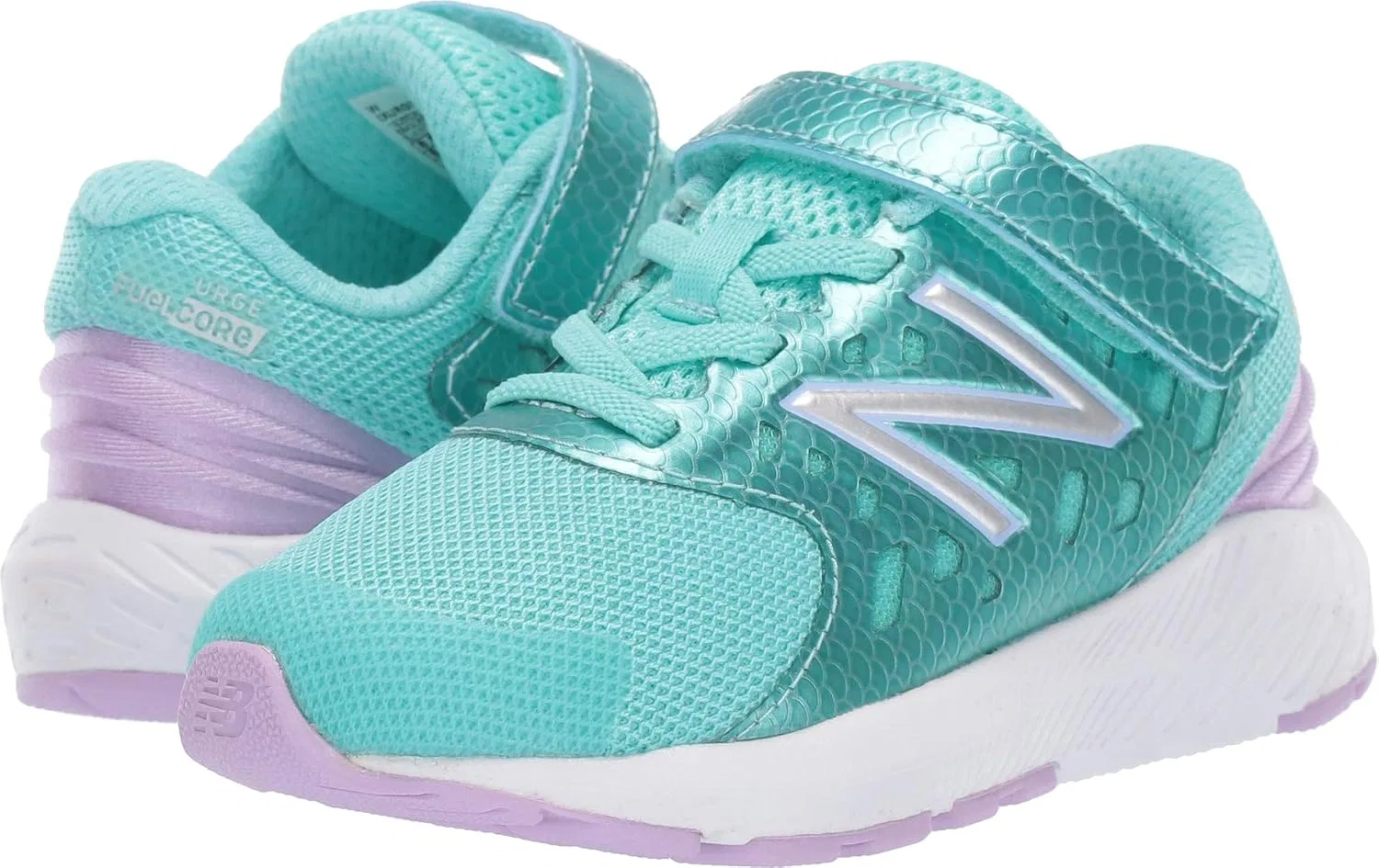 Детские кроссовки для девочек с альтернативной застежкой FuelCore Urge V2 New Balance, Tidepool — фото 2