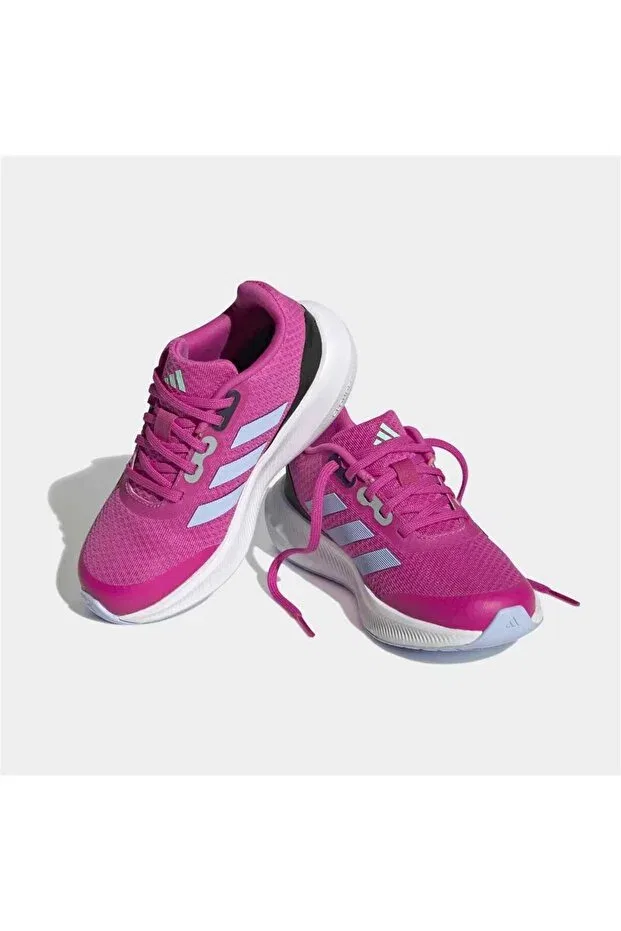 Детские кроссовки для девочек с принтом Runfalcon 3.0 k Adidas, Lucfuc Bludaw Cblack — фото 3