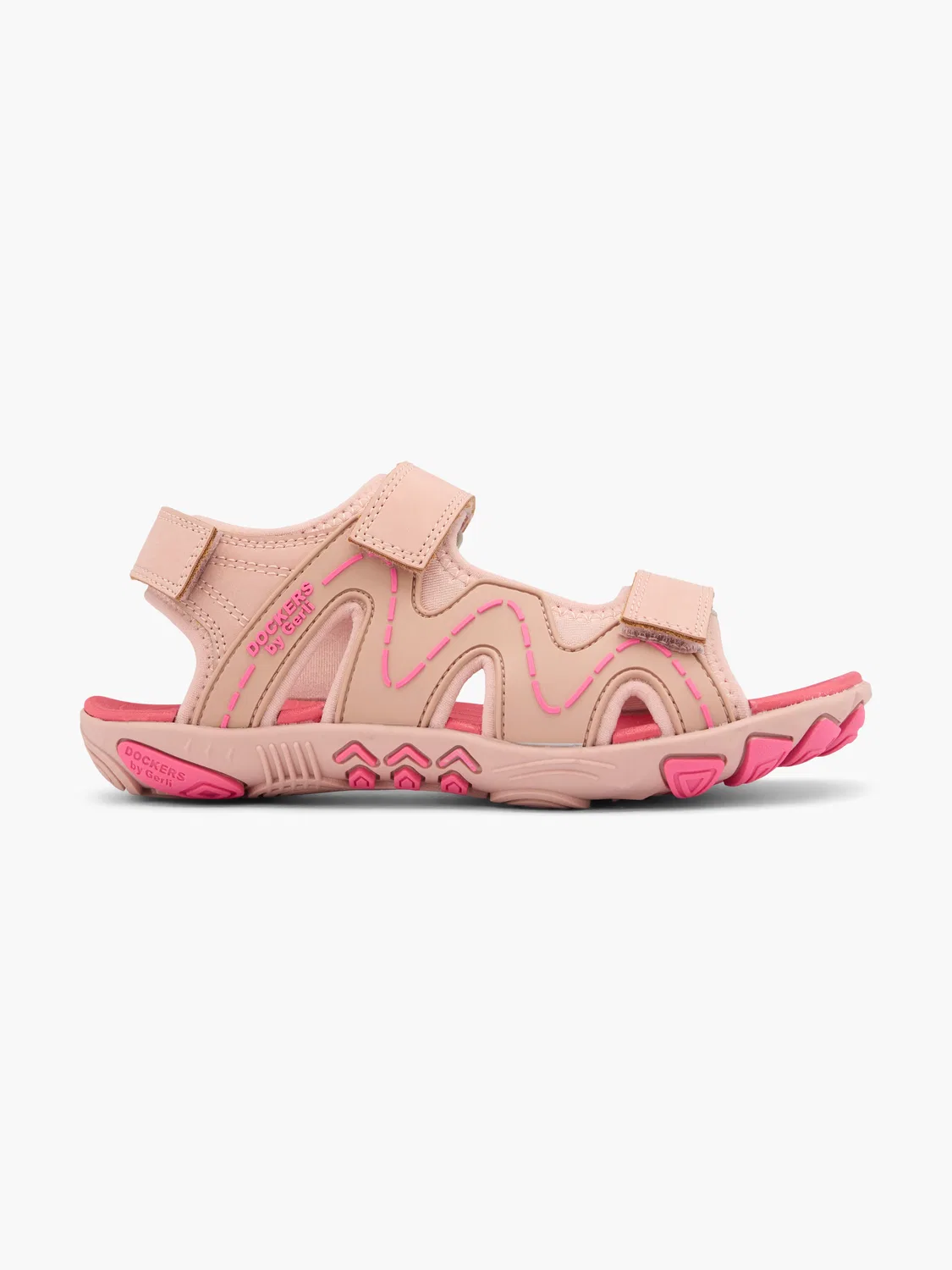 Детские сандалии на липучках Dockers, цвет Rose Gold