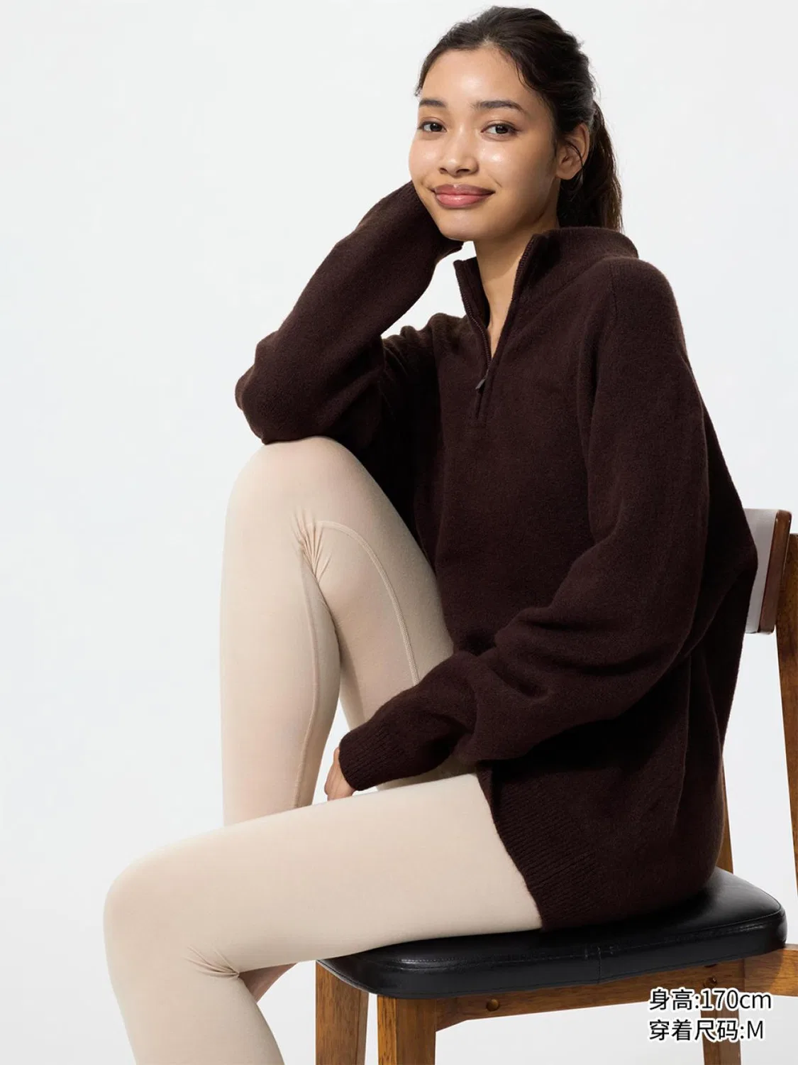 Леггинсы HEATTECH Uniqlo, розовый