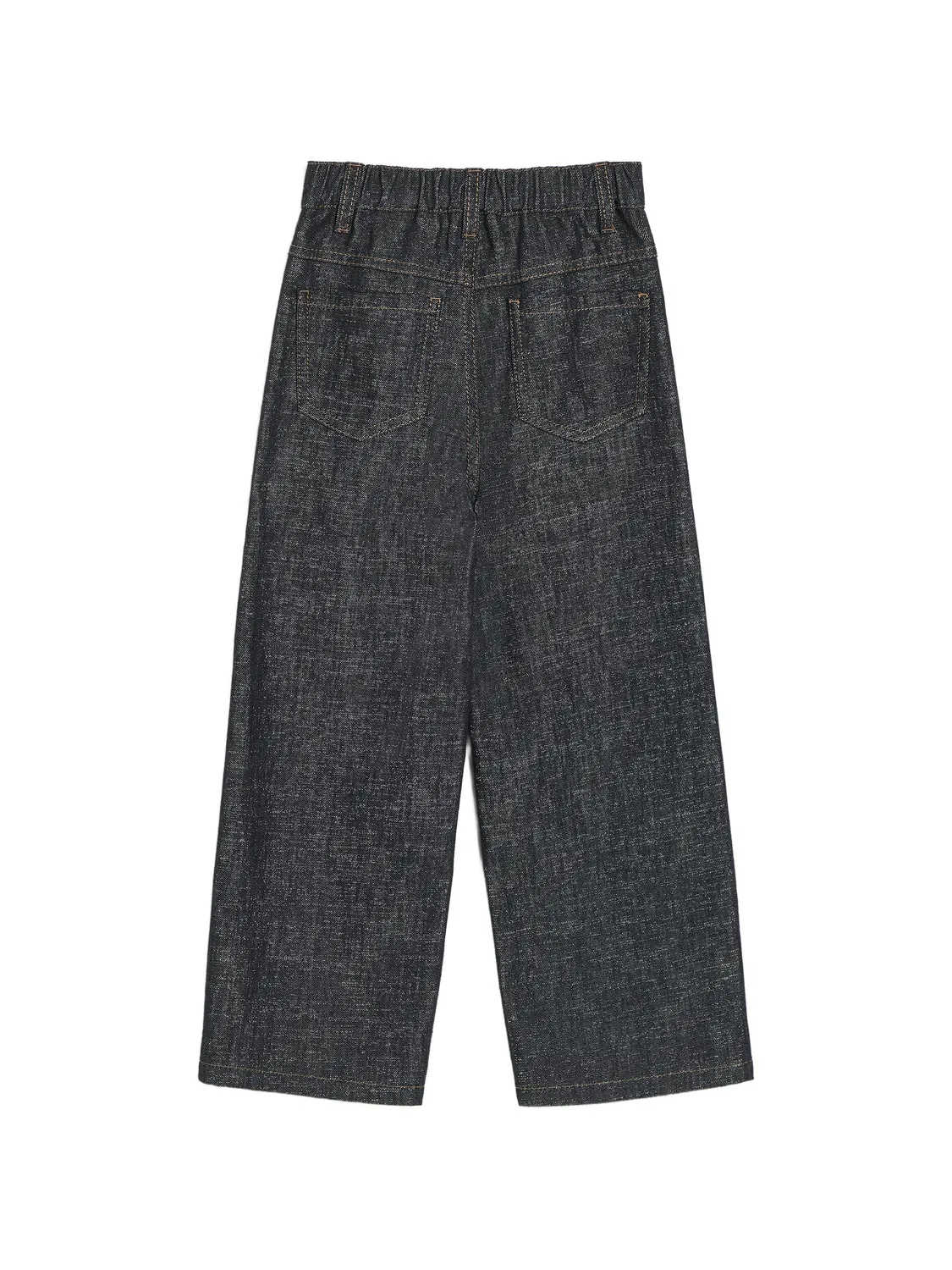 Джинсы с эффектом запаха Brunello Cucinelli Kids, синий — фото 2
