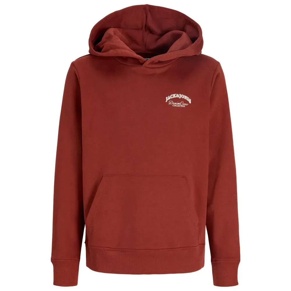 Детское худи с принтом Brandes Relaxed Jack & jones, Orange — фото 3