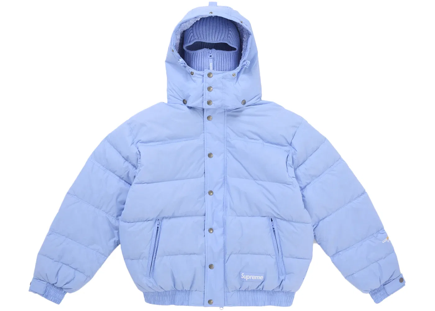 Мужская куртка-пуховик с капюшоном-маской Supreme Jacket, Light Blue — фото 2