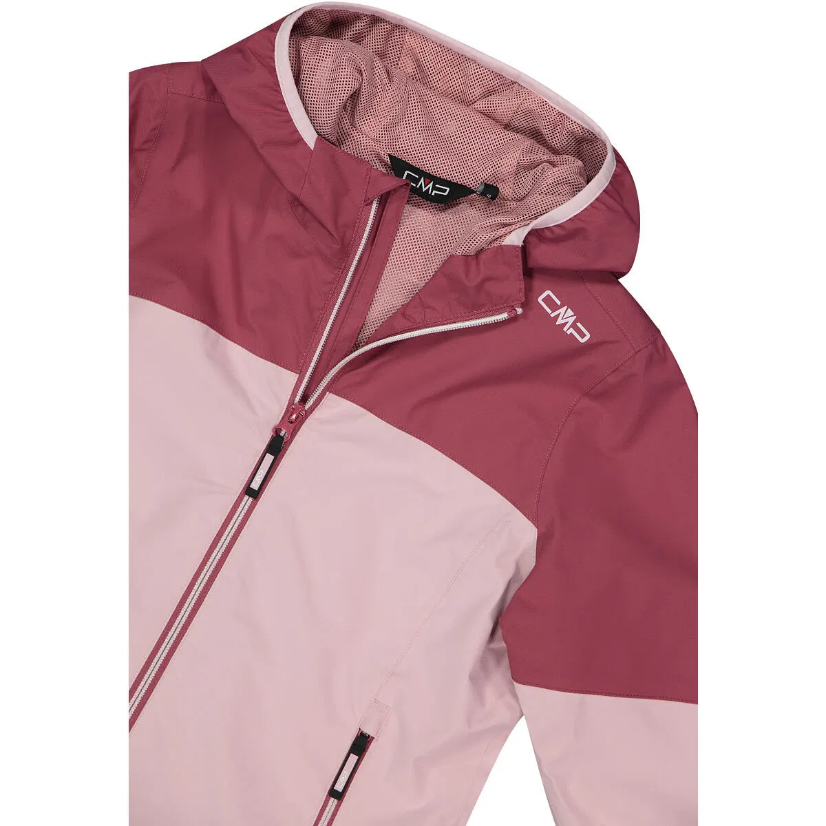 Детская куртка для девочек с капюшоном KID G JACKET FIX HOOD Cmp, Rot Rosa Grau — фото 4