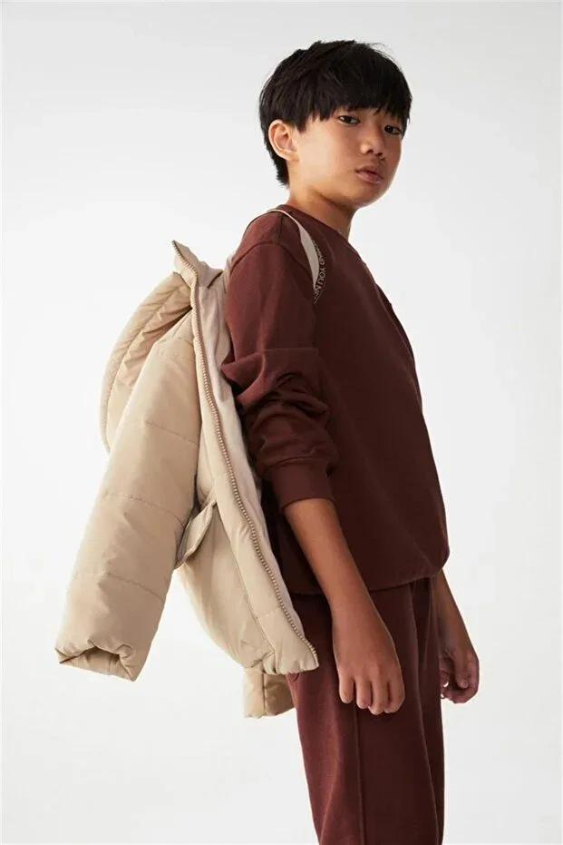 Детское пальто для мальчиков с длинным рукавом Remind Coat Nk Kids, Camel