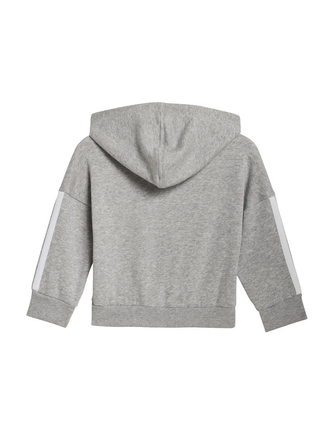 Детский спортивный костюм из флиса Essentials Jogger 3S Fleece Adidas, Grau / Weiss / Schwarz — фото 2