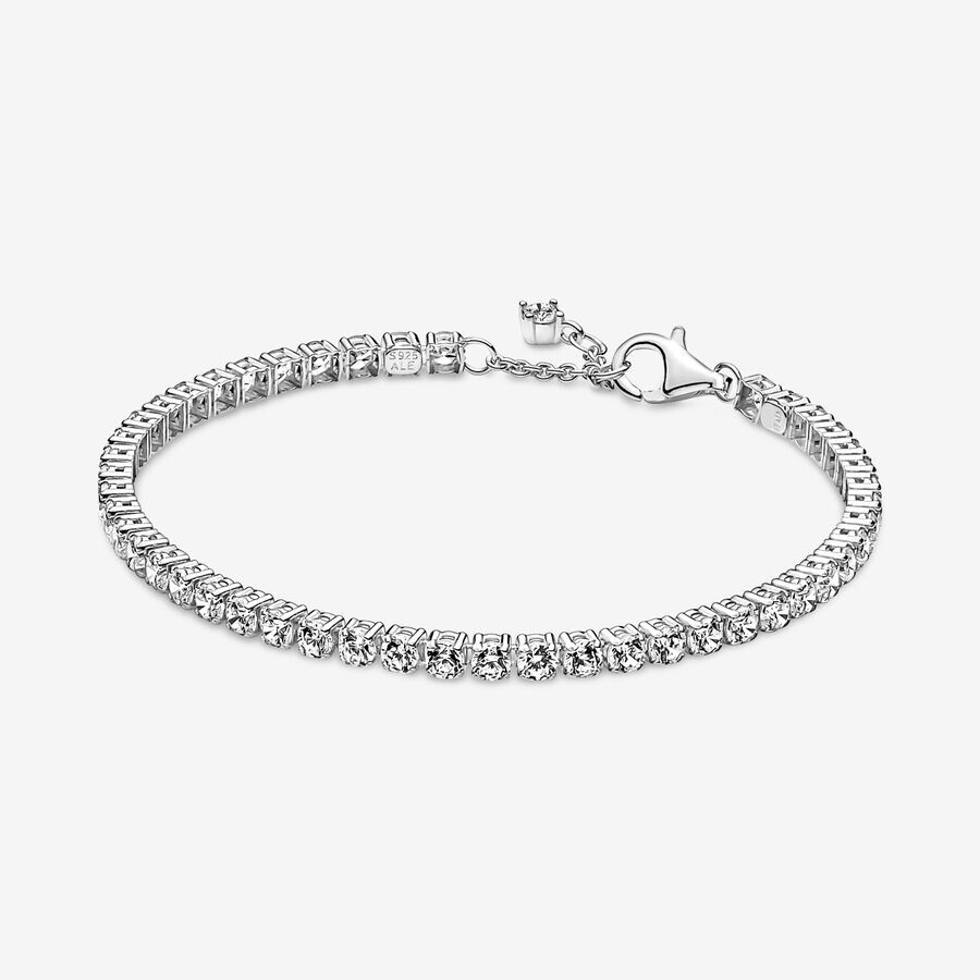 

Браслет Pandora Sparkling Tennis, серебро