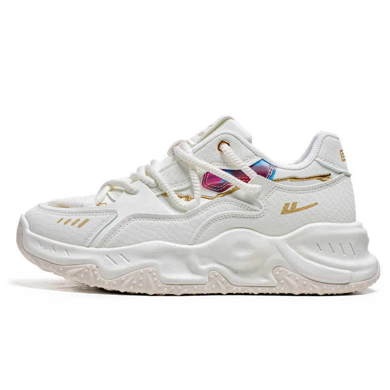 

Puffy Shoes Cushioning Height Increasing Balance Support Abrasion Resistant Lightweight Breathable Low top WARRIOR, белый