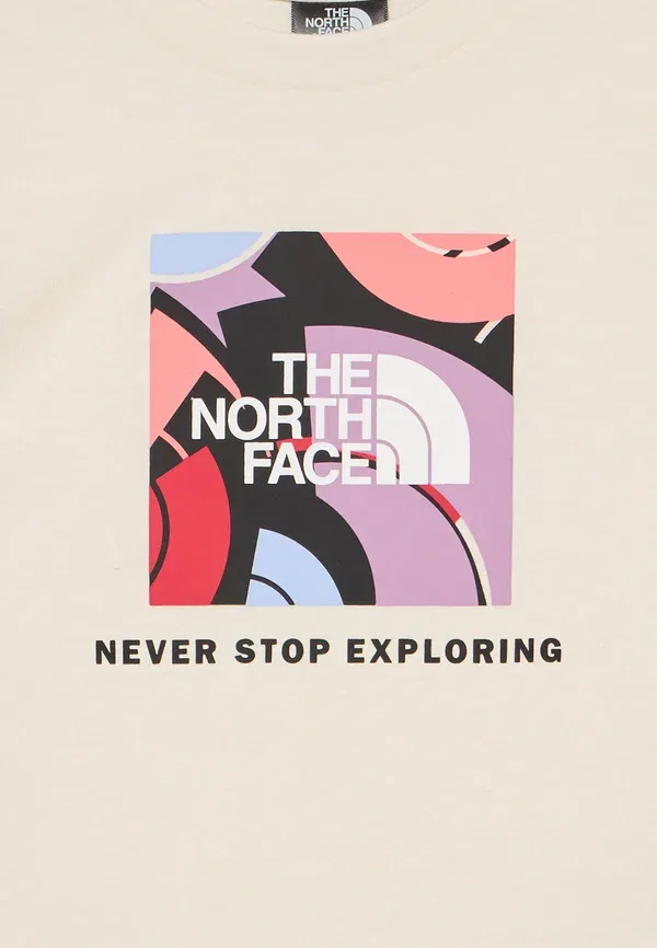 Детский комплект из футболки и шорт с принтом The North Face, белый — фото 4