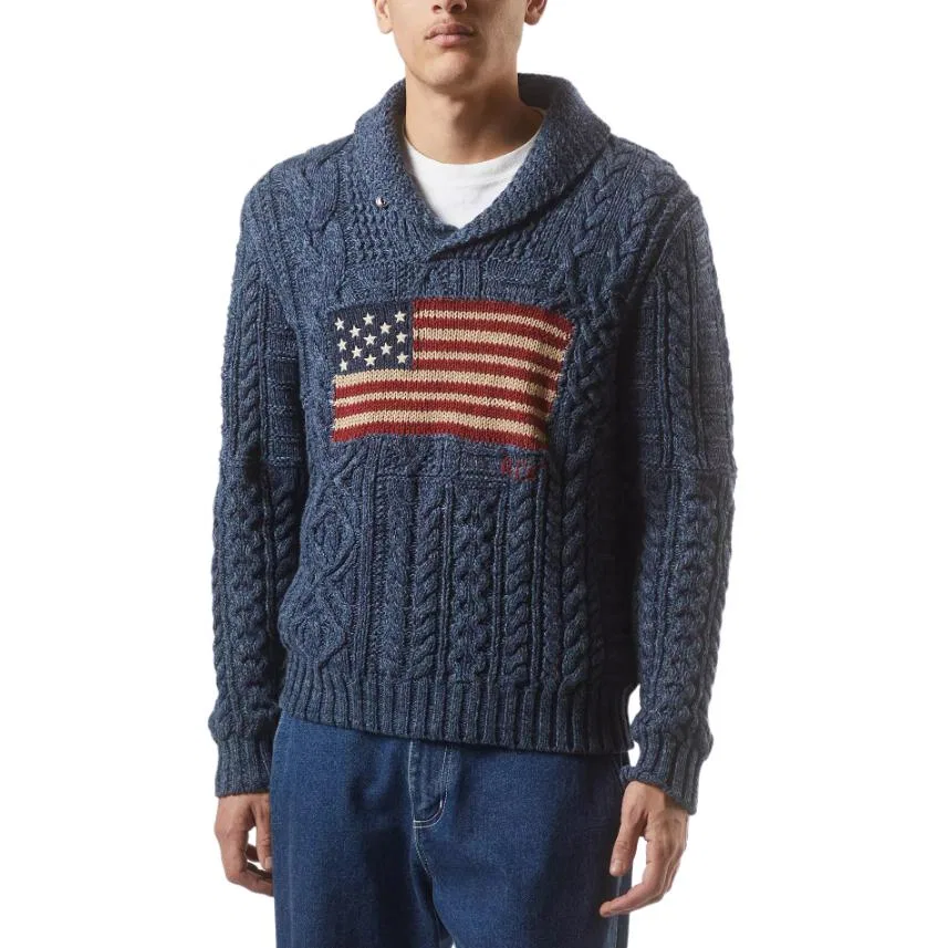 Мужской свитер Navy Blue Polo Ralph Lauren — фото 4