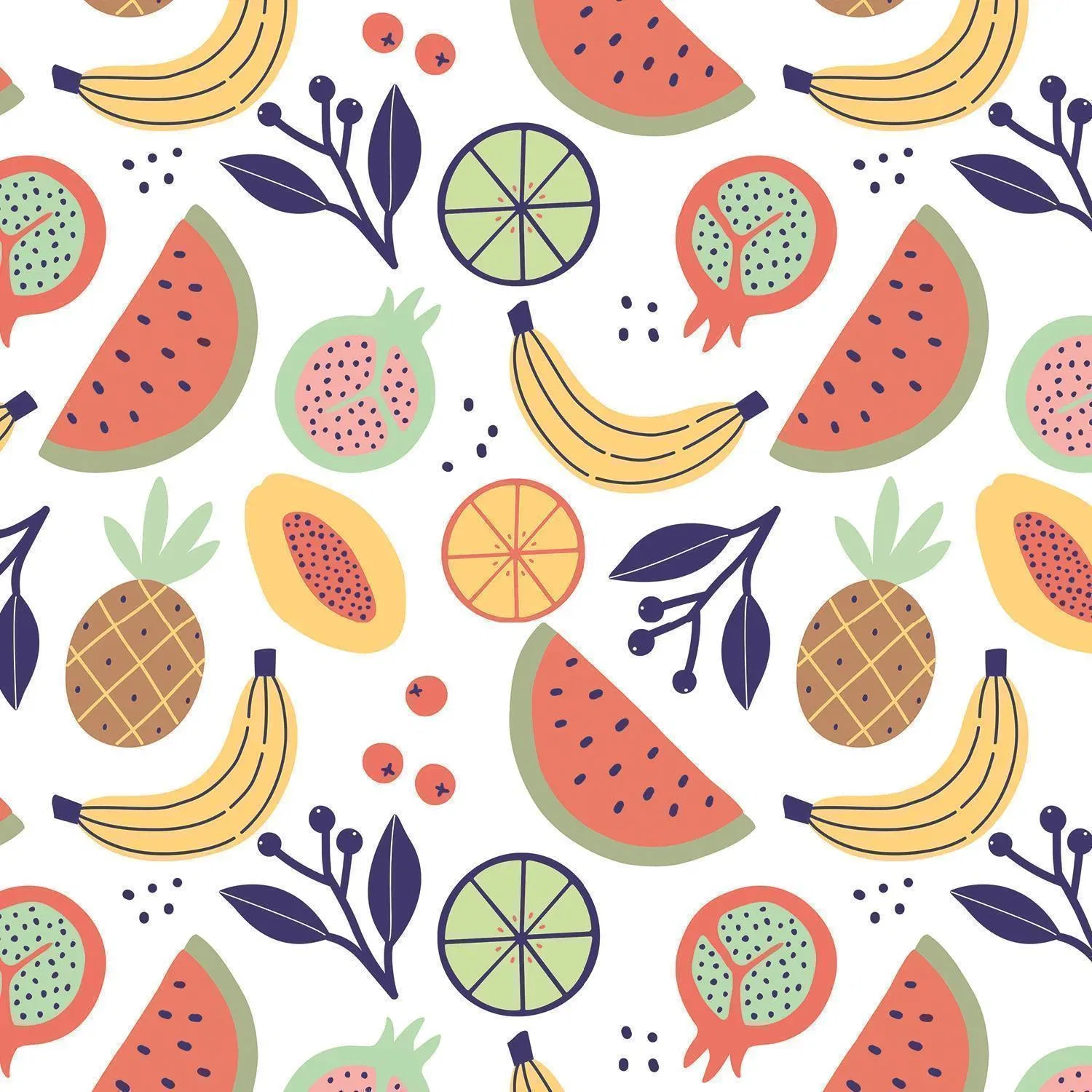 Платье-бебидолл с принтом Cheerful Fruits Walkiddy, разноцветный — фото 3