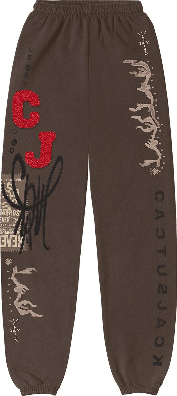 

Спортивные брюки Cactus Jack by Travis Scott CJ Flare Sweatpants 'Brown', коричневый