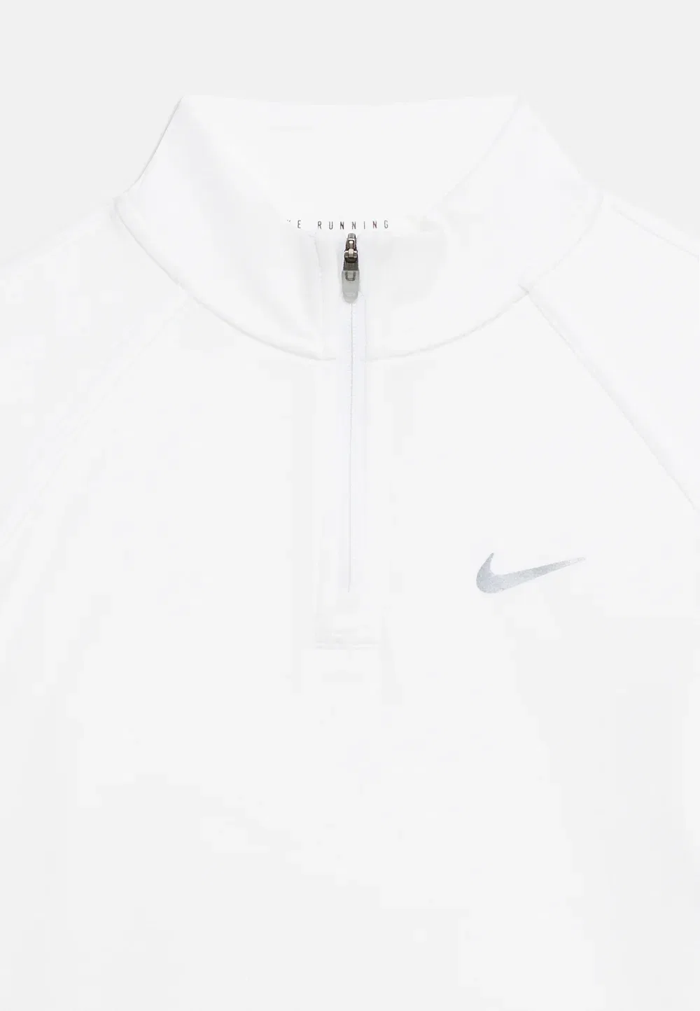 Футболка Tempo унисекс с длинными рукавами Nike Performance, White — фото 3