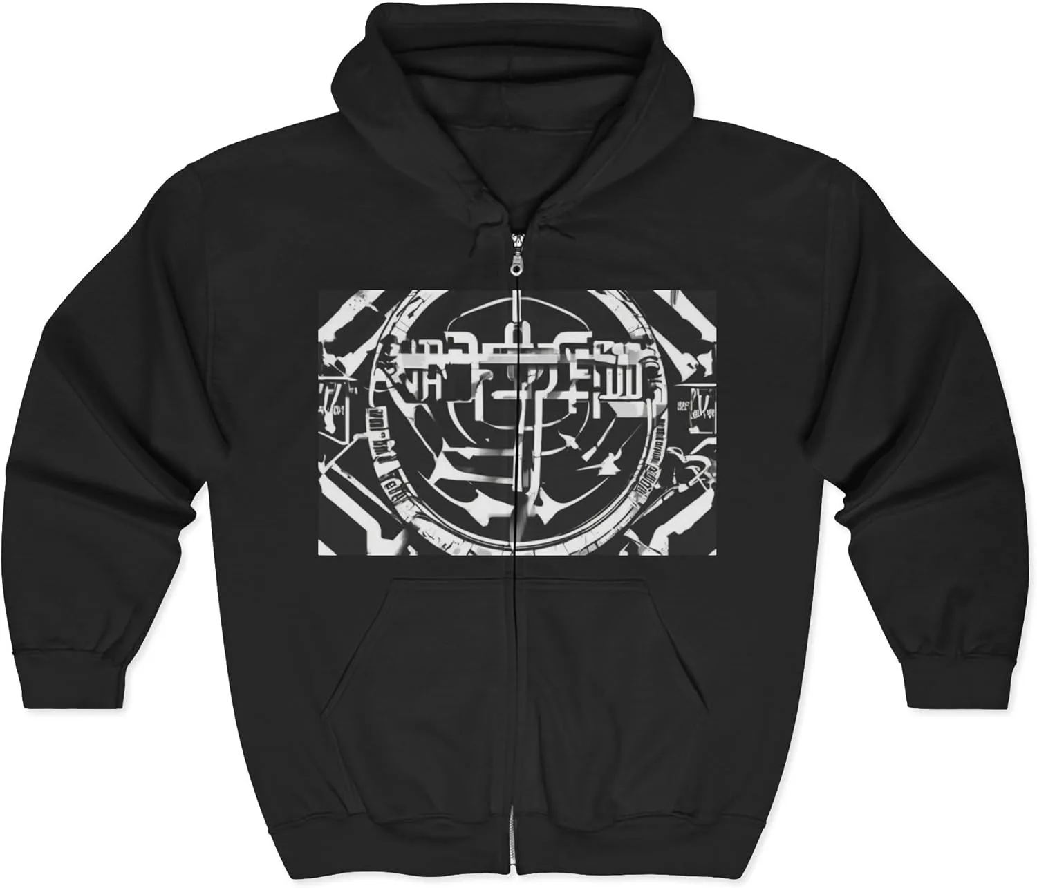 Unisex худи Heavy Blend с молнией
