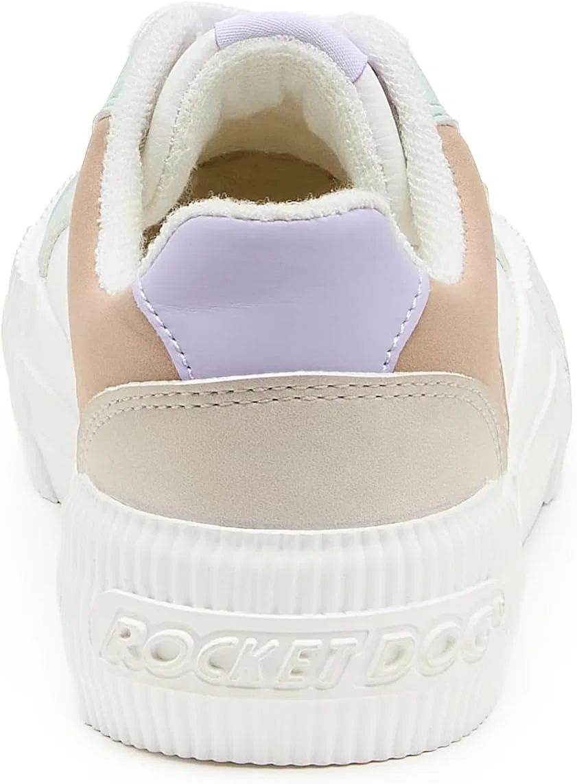 Детские кроссовки для девочек с пенной подошвой Cheery Comfort Rocket Dog, White Combo — фото 3