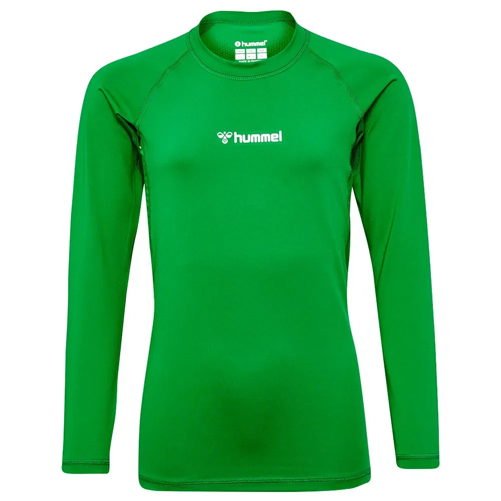 Детская футболка с длинным рукавом Hummel Performance, Green