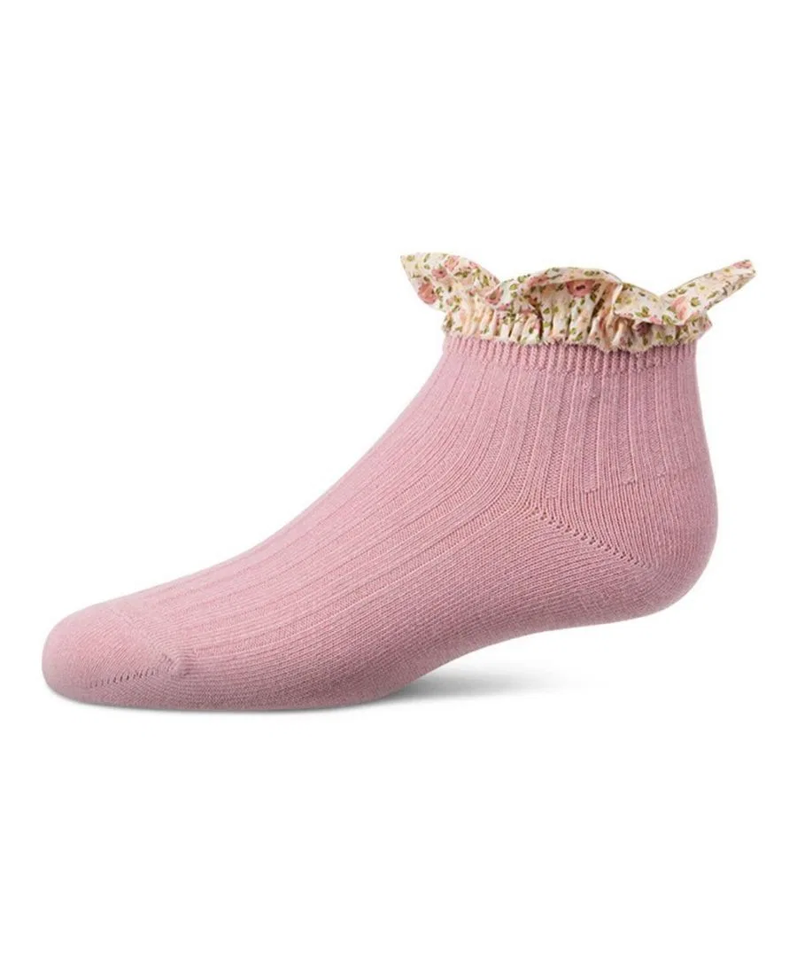 Детские носки с рюшей MeMoi, Blush