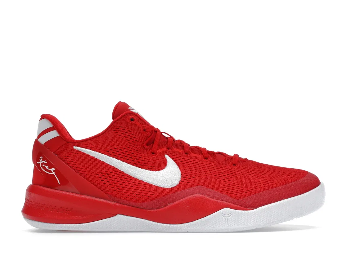 Детские кроссовки для активного спорта Nike Kobe 8, University Red/White/University Red