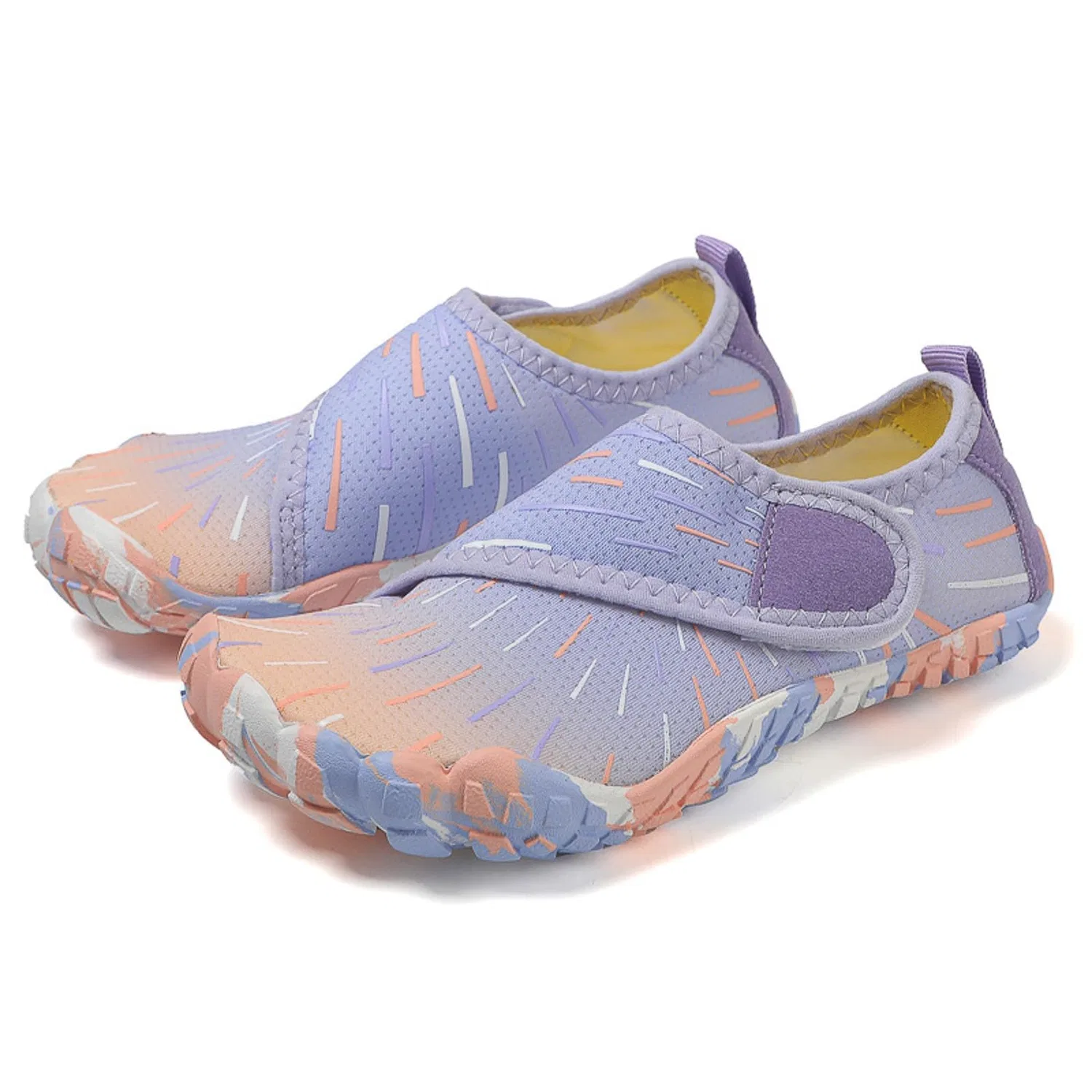 Детские кроссовки для девочек с принтом Barefoot Bambino Luadnysin, Purple
