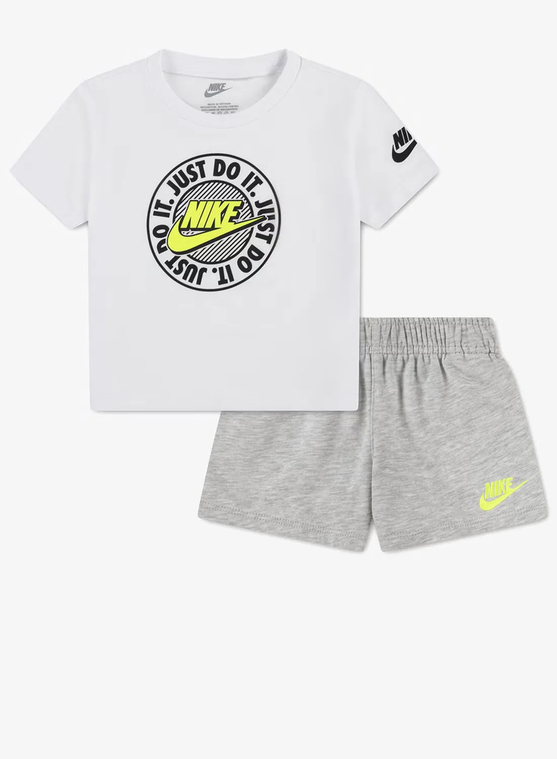 Комплект шорт с футболкой Nike, серый