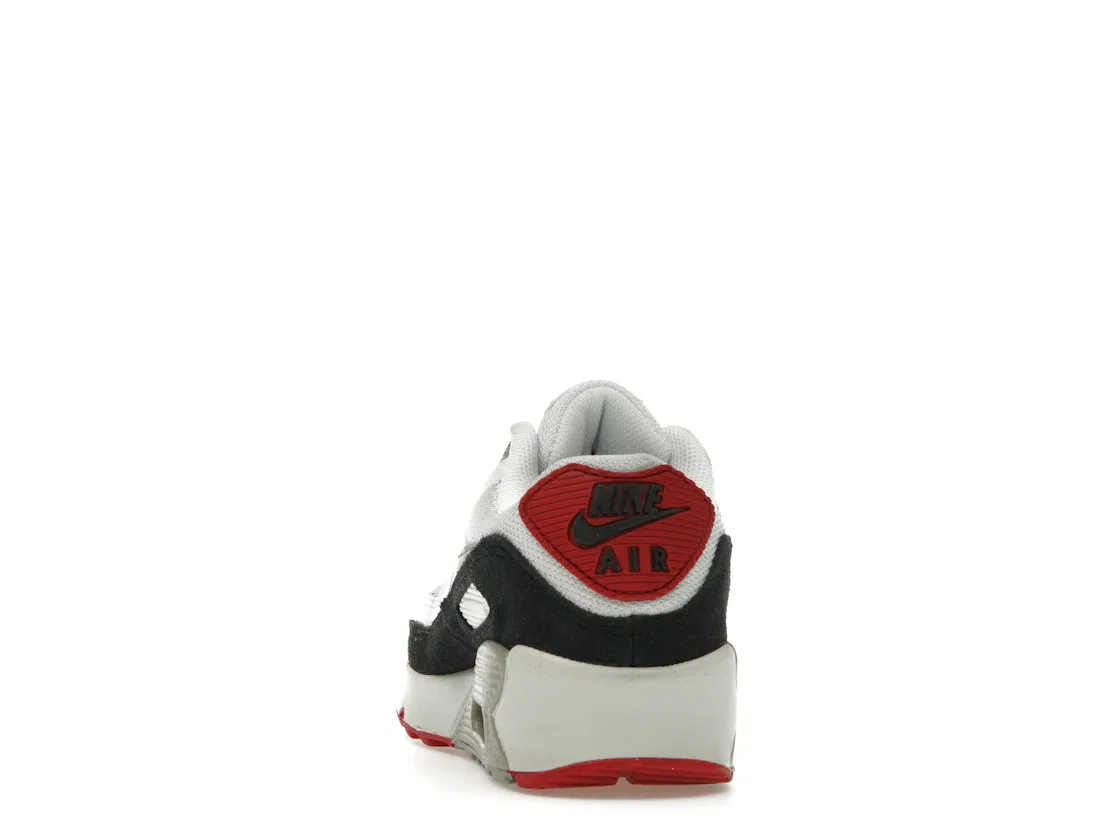 Детские кроссовки Lifestyle Nike Air Max 90, Photon Dust/Varsity Red/White/Particle Grey — фото 4