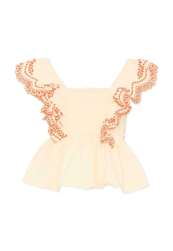 Блуза с вышивкой Blouse Molo, ivory, слоновая кость — фото 2