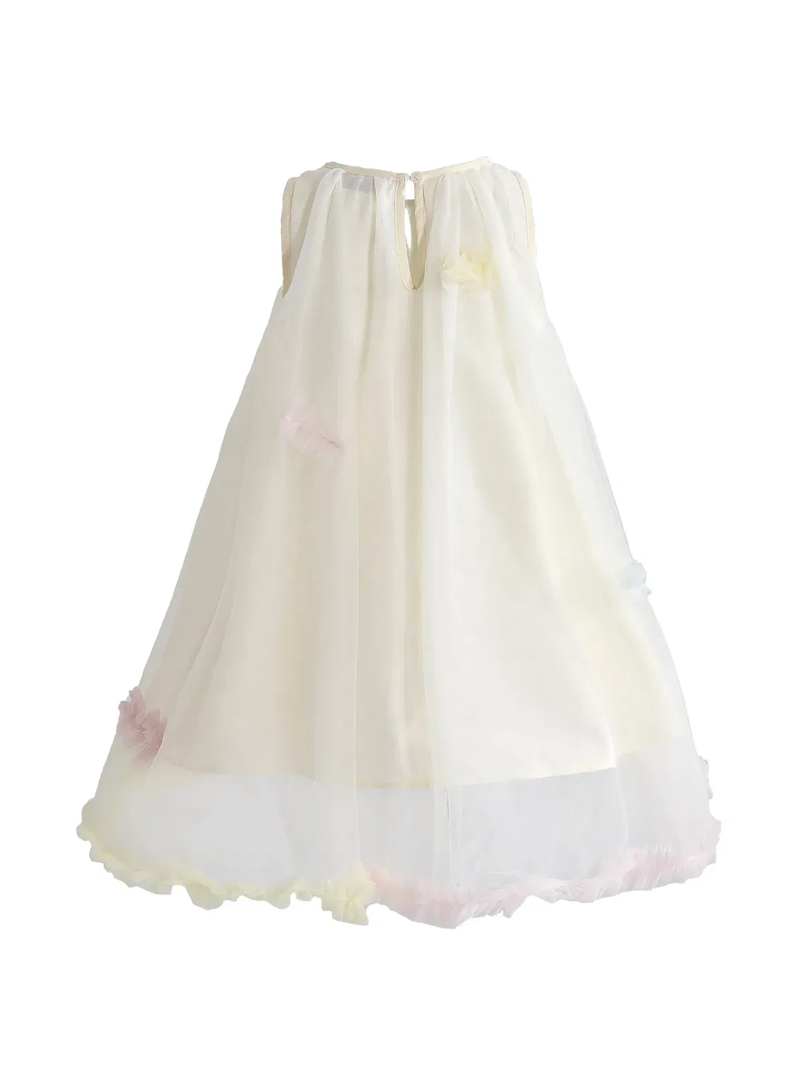 Платье Serenelle из тюля с цветочным декором Mimi Tutu, желтый — фото 2