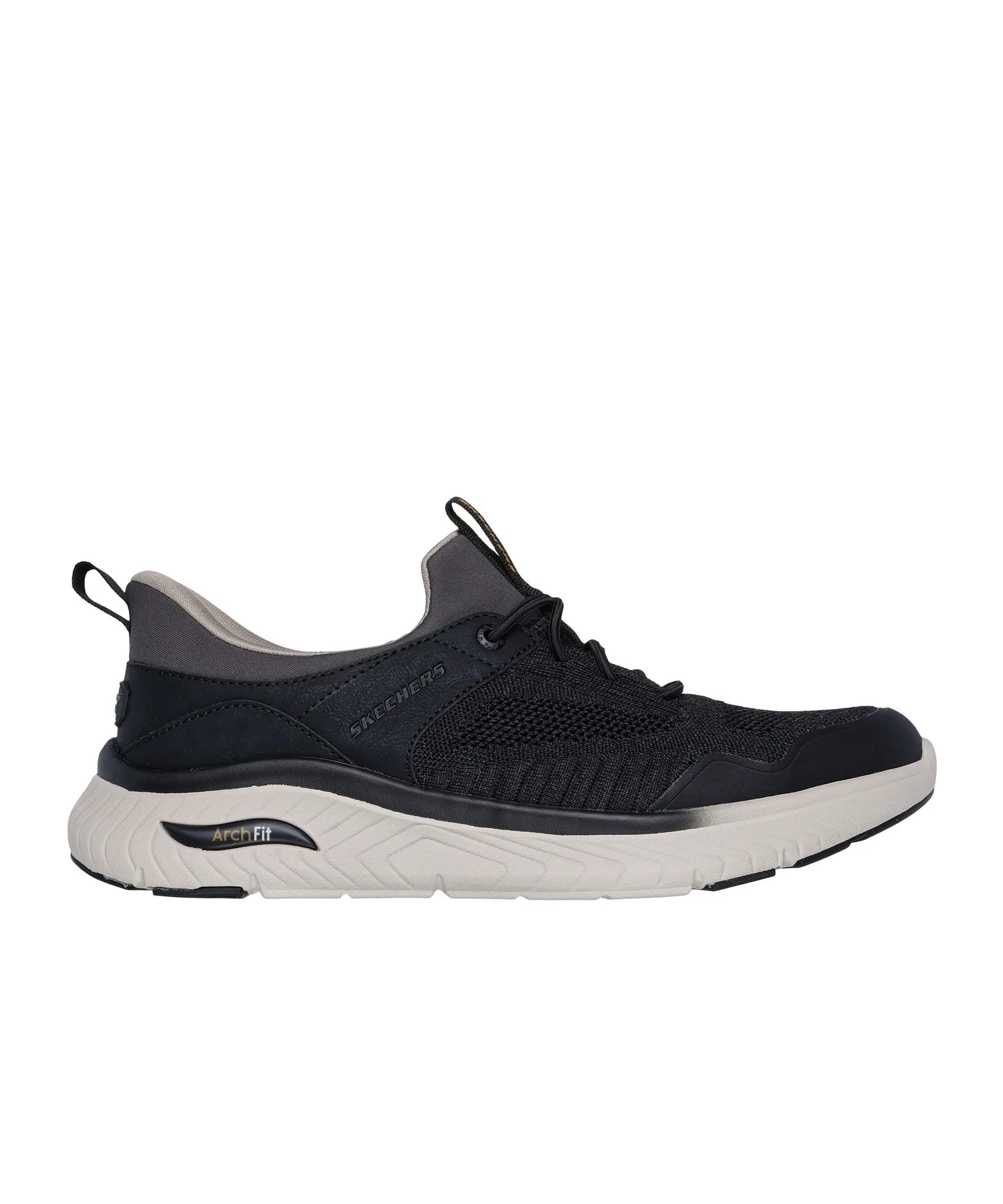 Мужские кроссовки SKECHERS Arch Croser - Emeric бежевые — фото 4