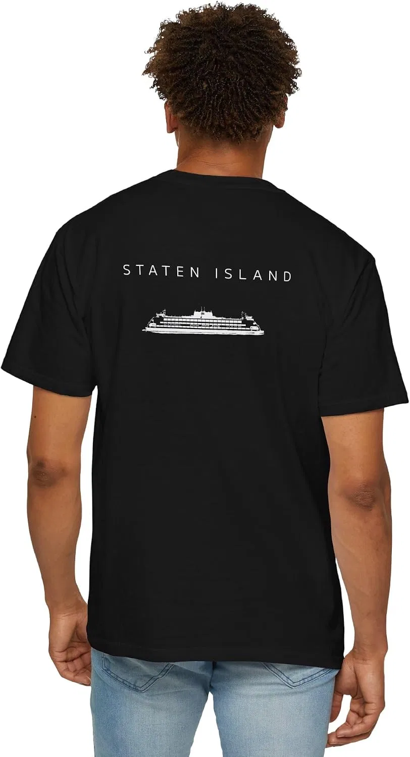 Футболка с принтом Staten Island Ferry Comfort Colors, Black
