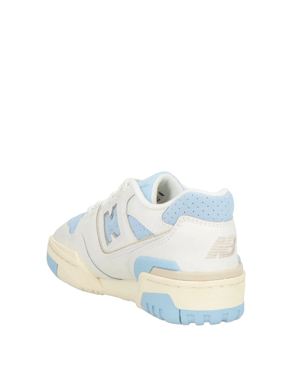 Детские кроссовки для девочек кожаные B550 New Balance, кремовый — фото 3