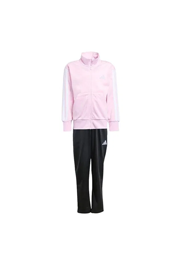 Детский спортивный комплект для девочек с принтом Adidas, Clear Pink White — фото 3