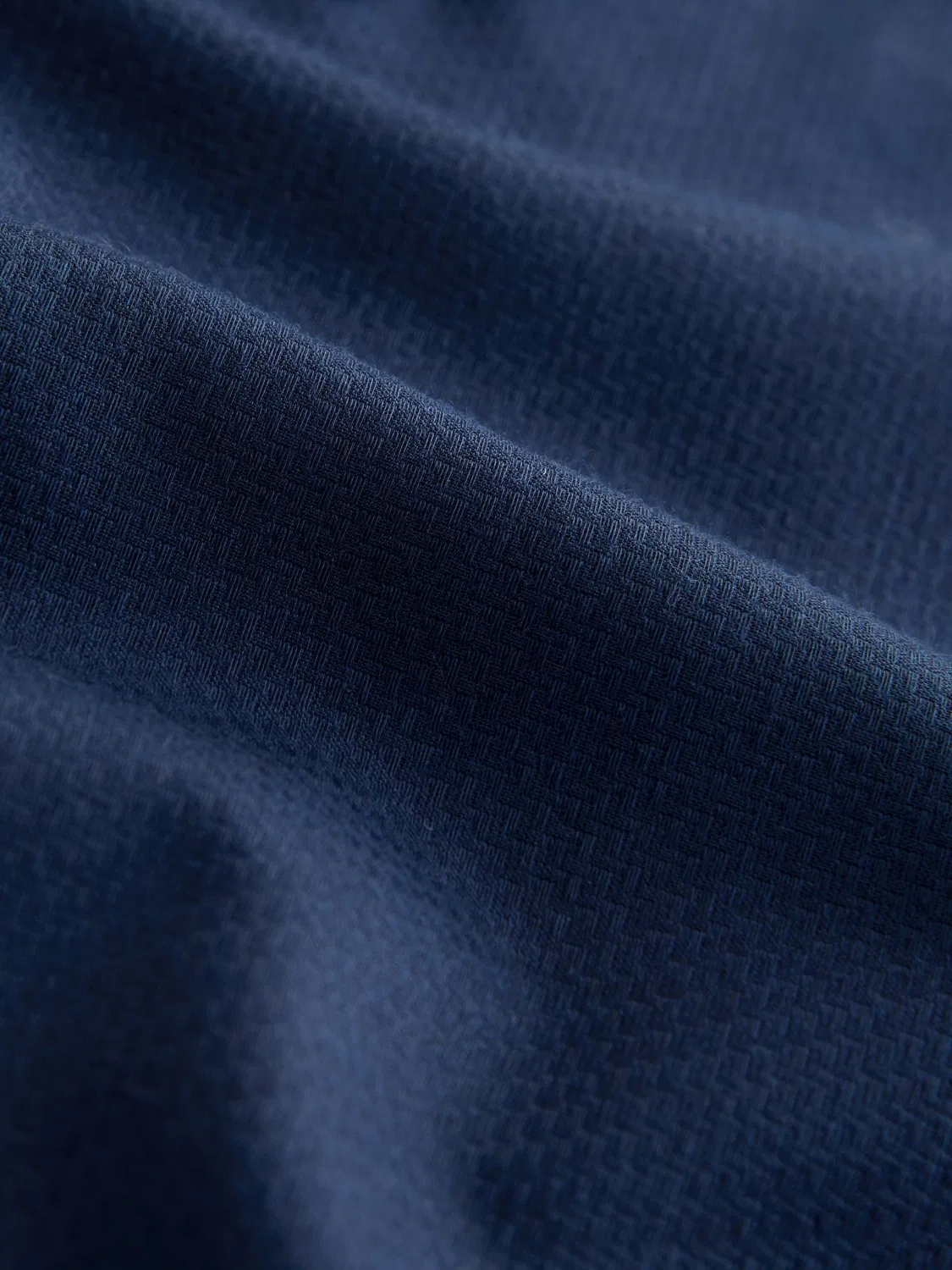 Рубашка с текстурой, Slim Fit Next, темно-синий — фото 3