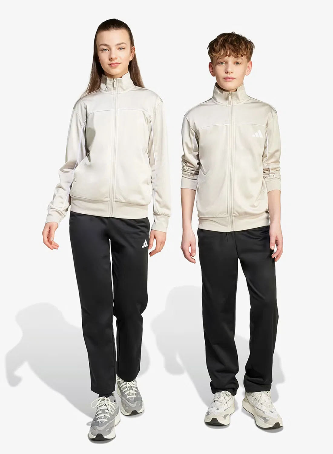 Спортивный костюм из трикотажа с ярким принтом Youth Tricot Colour Pop Adidas, белый