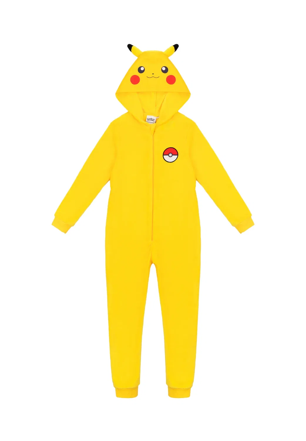 Пикачу киндер комбинезон, флисовый комбинезон унисекс - комбинезон Pokemon, Gelb