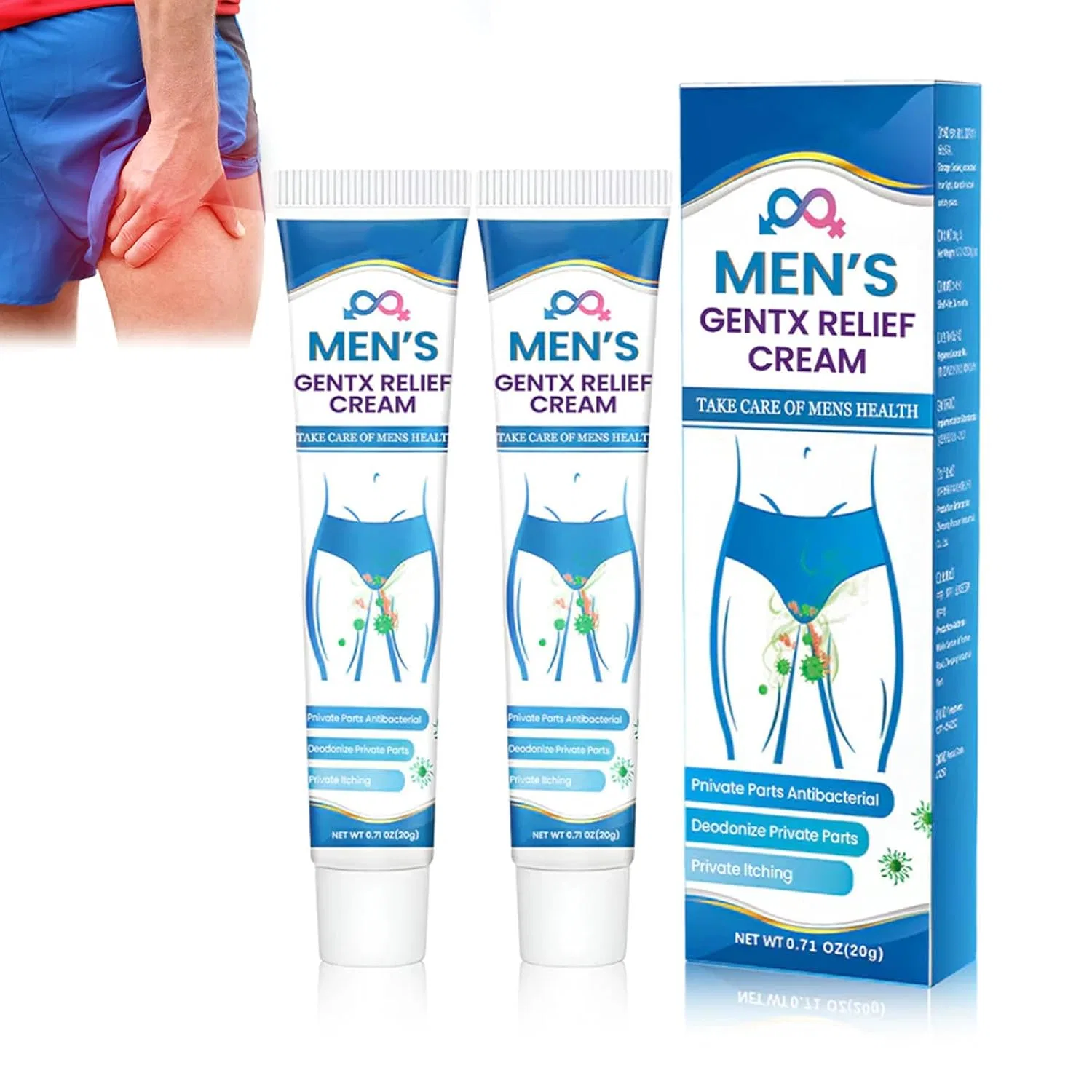Крем для тела увлажняющий GentX Relief Cream Generisch, 20 г