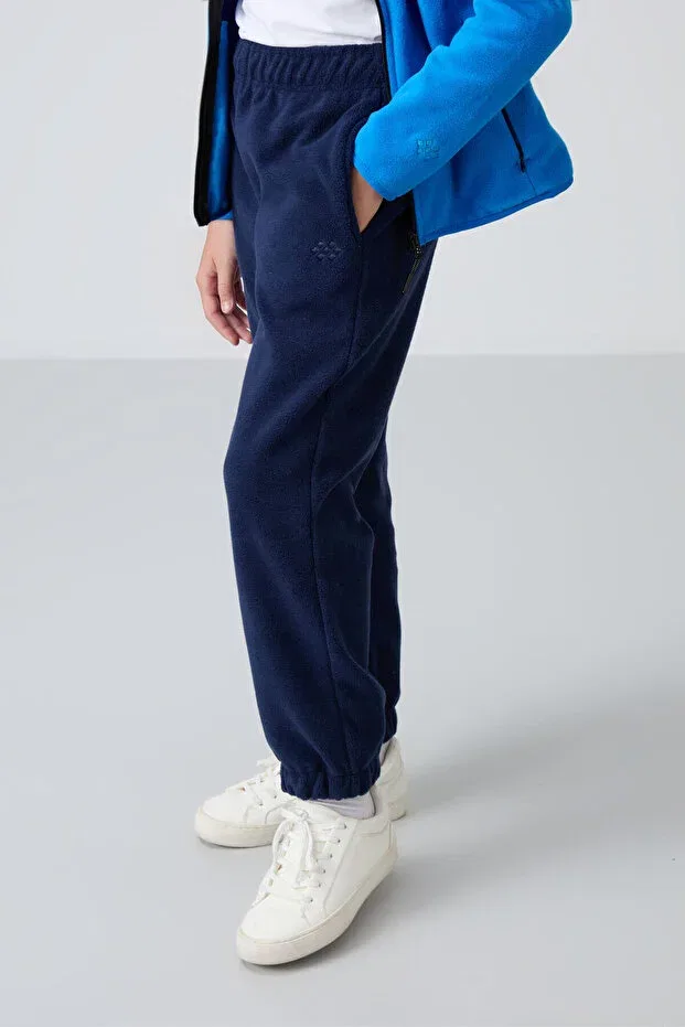Детские спортивные штаны для девочек из флиса Tommy Life, Indigo — фото 3
