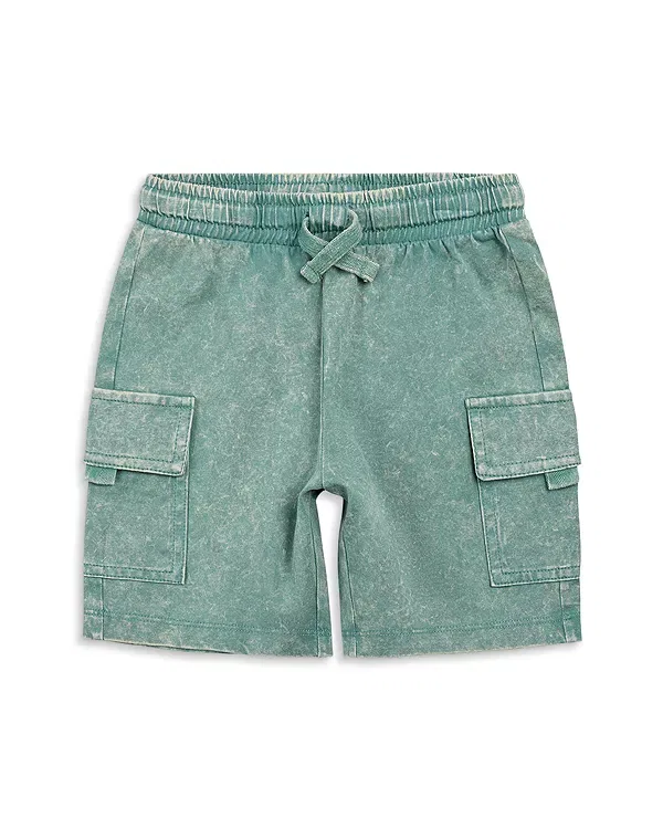 Детские шорты для мальчиков с кислотной стиркой Miles The Label, Teal