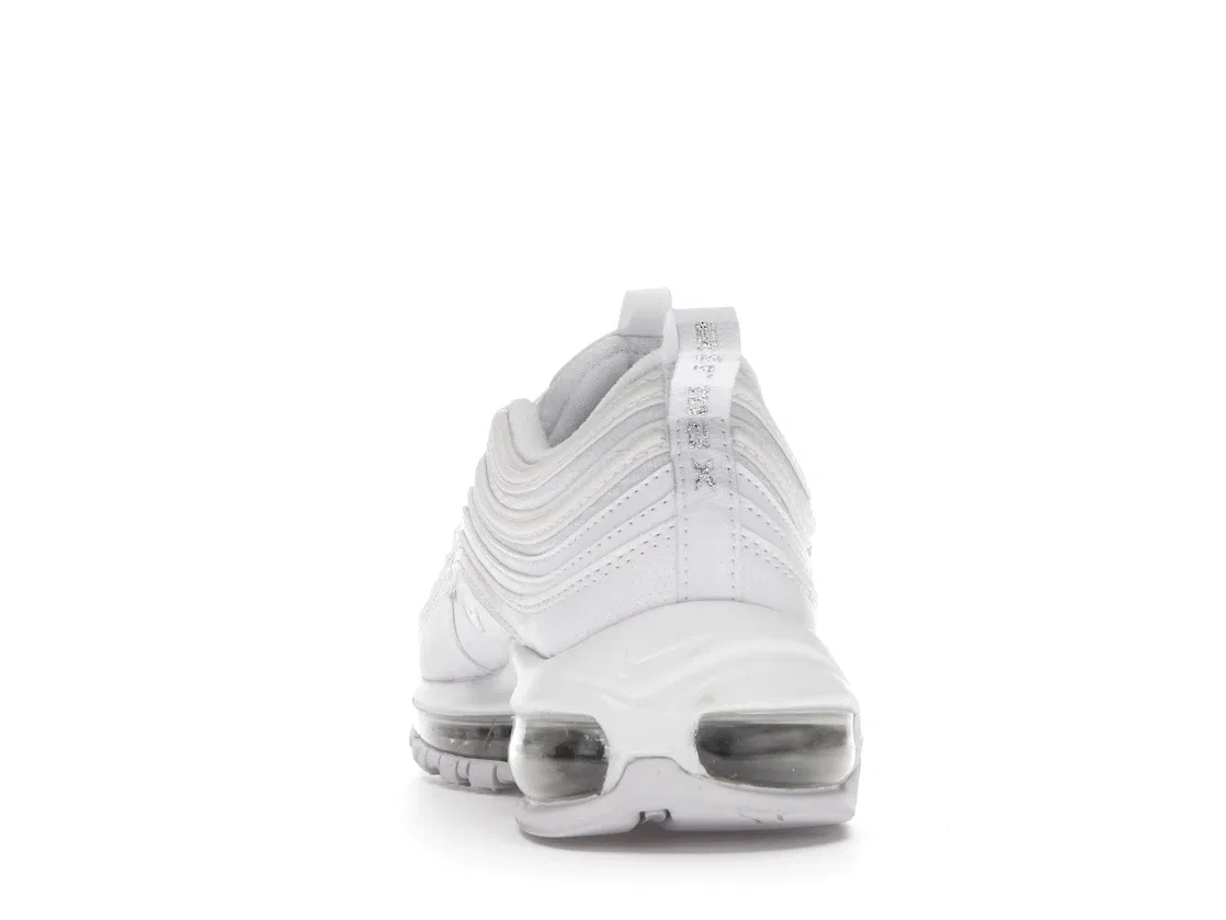 Детские кроссовки с полной амортизацией Nike Air Max 97, White/Metallic Silver — фото 4