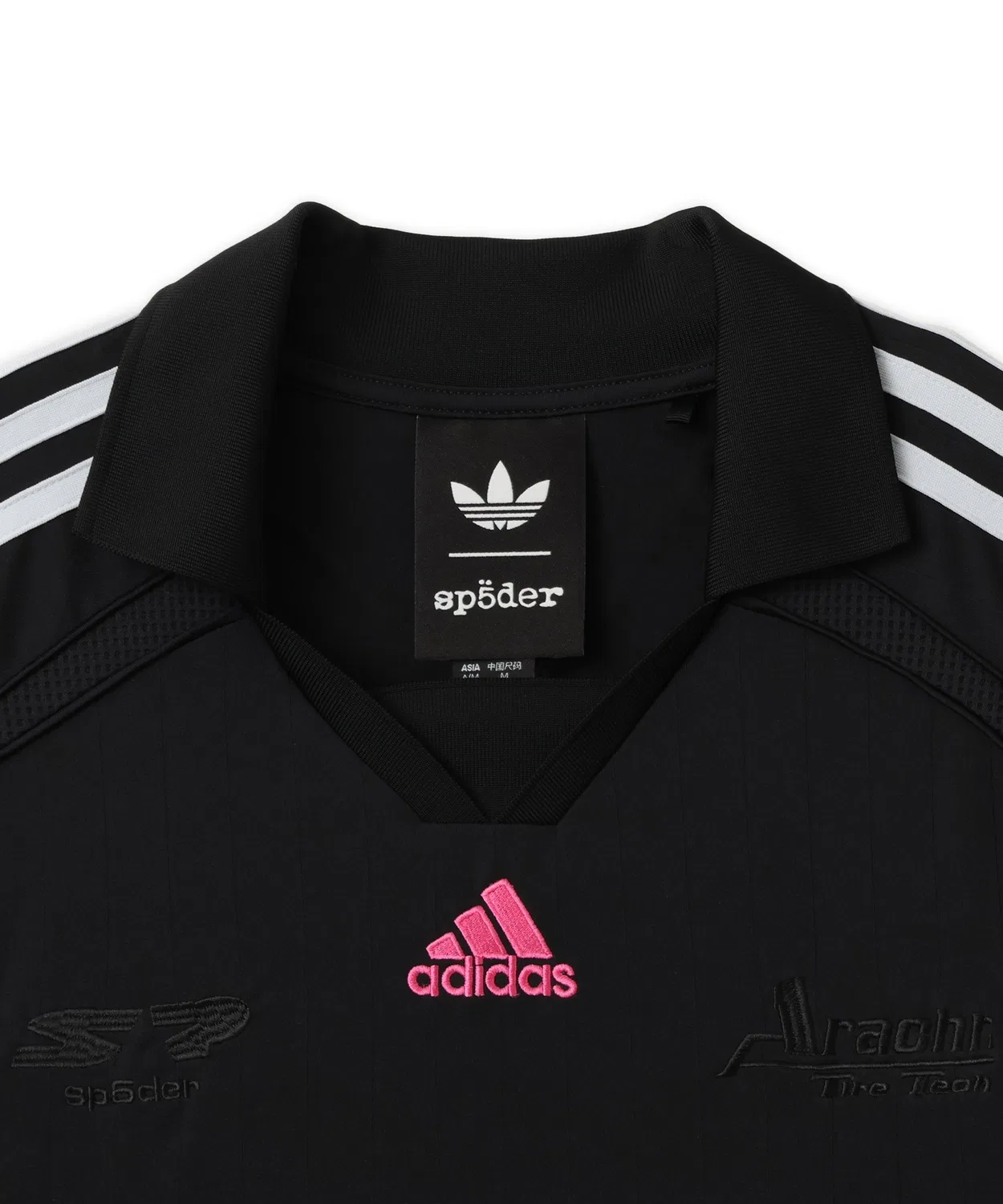 Мужское джерси с принтом Sp5der Jersey Adidas, черный — фото 3